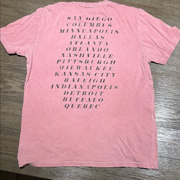 Lucky Brand Pink Rolling Stones Tee - Picture 2 of 3